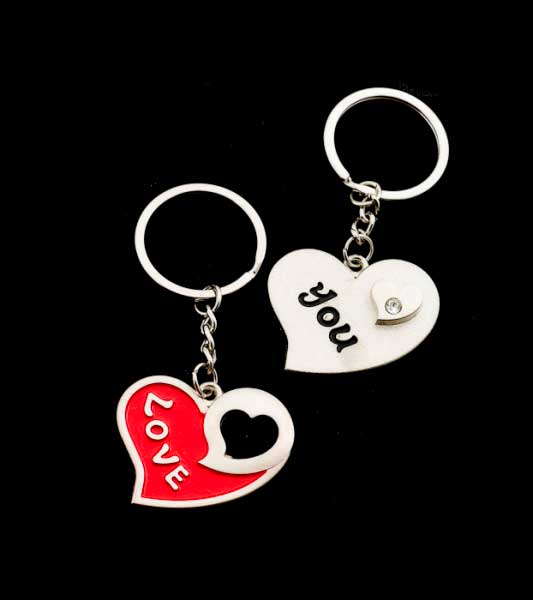 ♥ Porte clef ours ♥ bisous couple amour coeur i love you ♥  E6 8359 