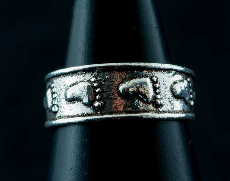 Bague éléphant argent et or réalisable sur commande