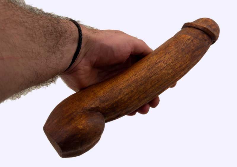 Ftiche fertilit Zizi Phallus Penis Verge en bois 31 cm sexy erotique