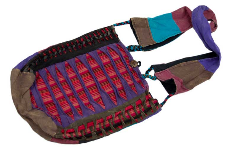 Sac Besace Bandoulière Hippie Baba Cool Ethnique - Fabriqué Au Népal - NEUF