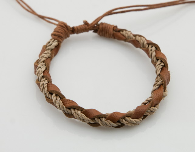 Kit tutoriel bracelet cuir rasta et bronze