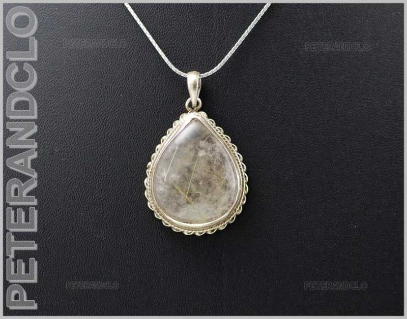 Pendentif Tibetain Avec Pierre Naturelle Bijoux Artisanal Bijoux En Argent Peterandclo