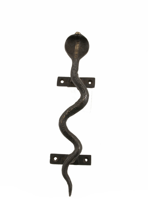 Laiton Serpent Porte Poignée Handmade Cobra Python Tirer