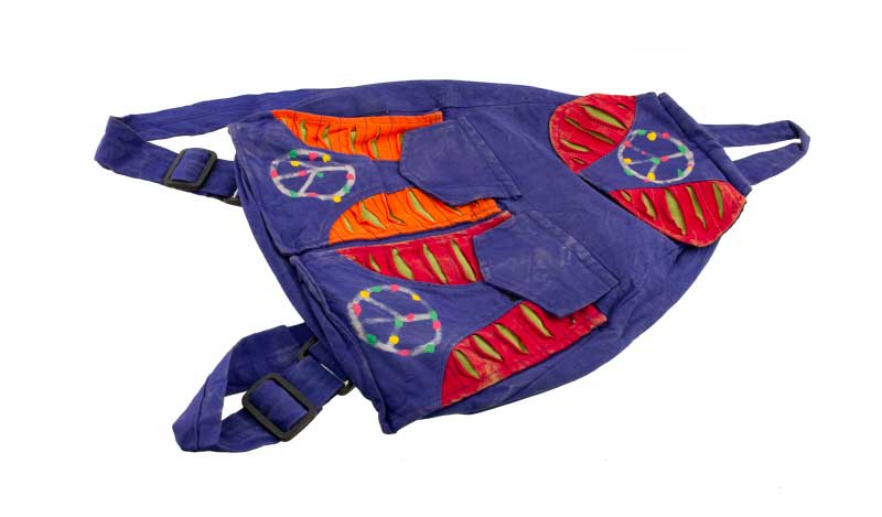Sac à dos ou à main avec imprimés ethniques tendances, style bohème