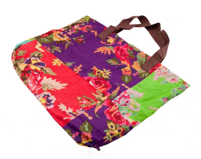 Sac Besace Hippie Peace & Love - Style Baba Cool (Népal, Coton)