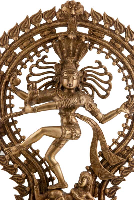 Statuette Bronze Shiva Nataraja Dansant – 22 Cm, 1 Kg, Inde, Art Bouddhique