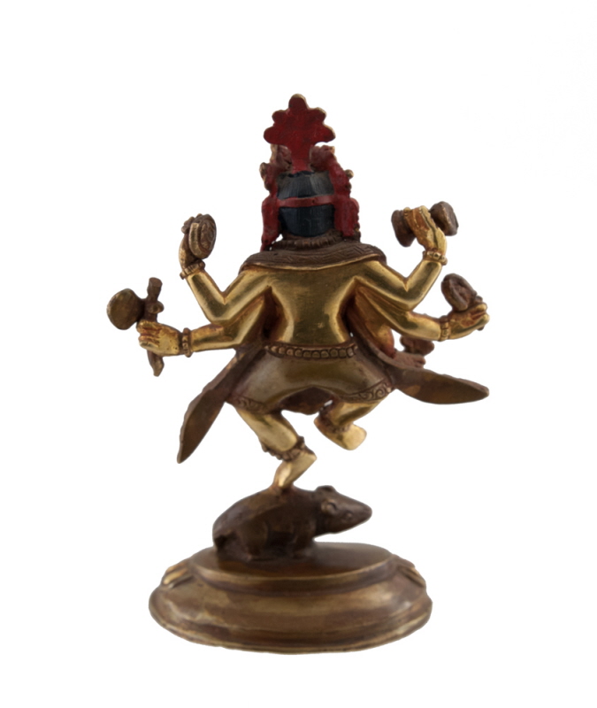 l_statue tibetaine ganesh dieu elephant en cuivre 010414 00061