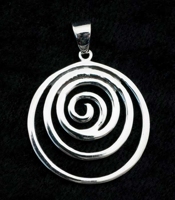 Pendentif Spirale Oeil de Faucon - Colliers-Pendentifs - bijoux semper