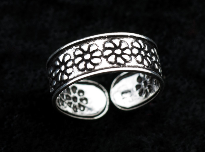 Argent 925 Réglable Lot De 2-3 Bagues D'Orteil En Argent 925