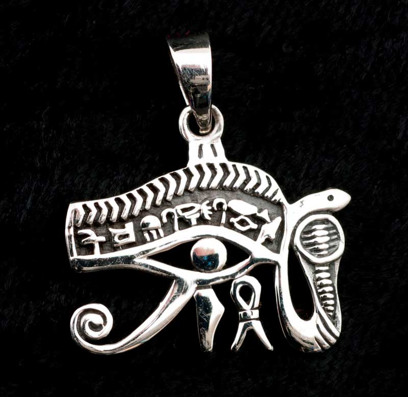 Pendentif Oeil d'Horus argent 925 - Bijou d'inspiration égyptienne