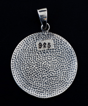 Pendentif Tetragrammaton Argent De Loi 925ML Silver Pur Pendant Protecteur