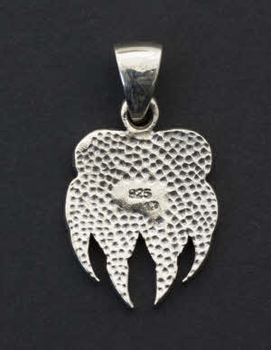 Pendentif Viking Patte D'ours – Argent 925, Talisman Force Et Générosité, 5g