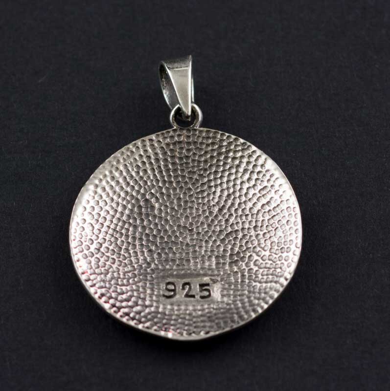 Pendentif Sceau De L'Archange Zadkiel En Argent 925 - Talisman #26279, 5.7 Grammes