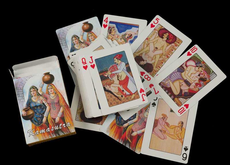 Carte à Jouer érotique Du 19ème – 3 De Carreaux, Transparence, France